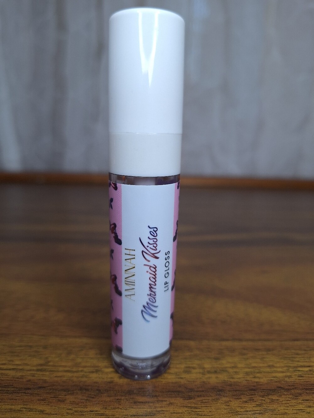 Aminnah Mermaid Kisses Lip Gloss  Shimmer High Shine Iridescent Purple Pink New